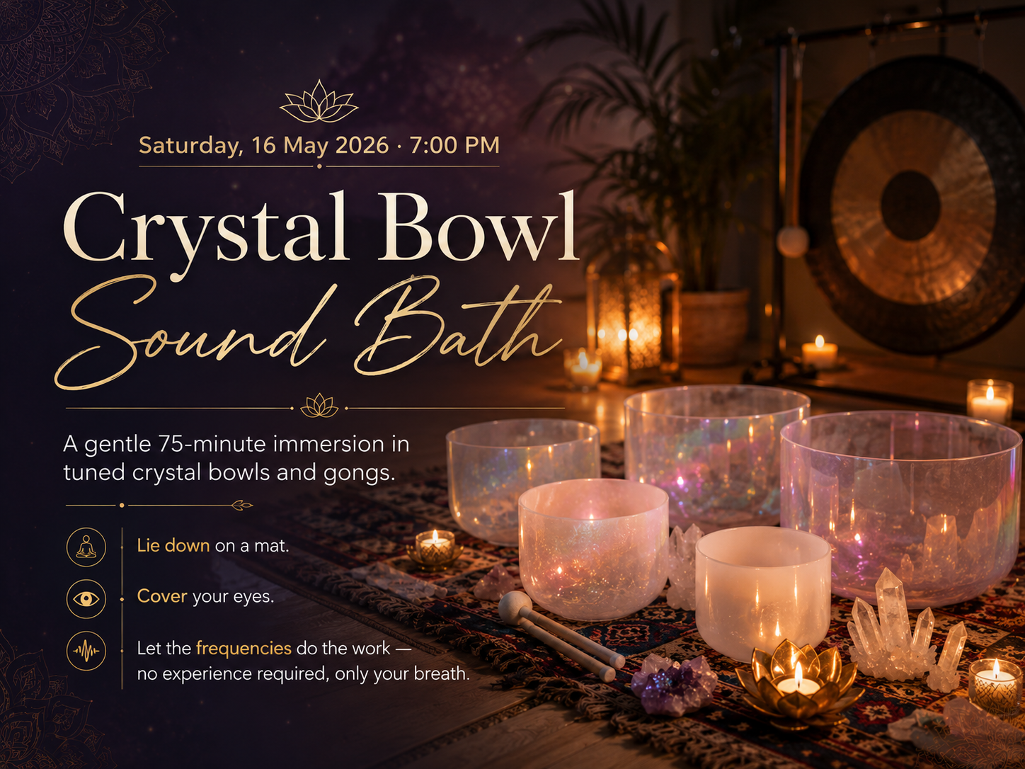 Crystal Bowl Sound Bath